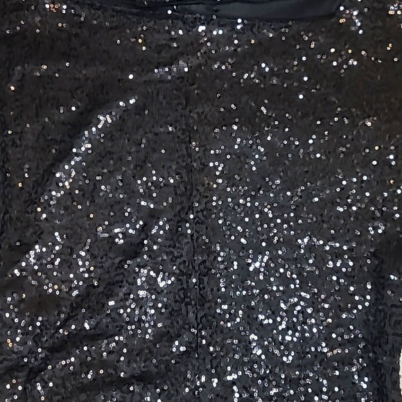 Bebe Black Body Con Sequin Mini Dress - Picture 2 of 4